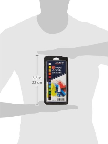 Jack Richeson 400105 Jackson Pastels (Set of 12), Assorted