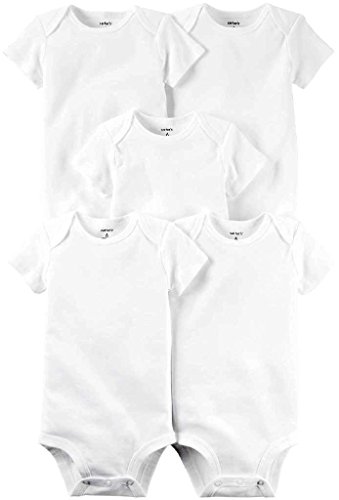 Carter s unisex baby multi-pack bodysuits 126g387, whit…