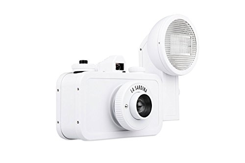 Lomography sp200diy La Sardina & Flash DIY Edition (White)