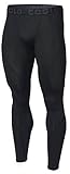 Tesla TM-MUP19-KLB_X-Large Men's Compression Pants Baselayer Cool Dry Sports Tights Leggings MUP19