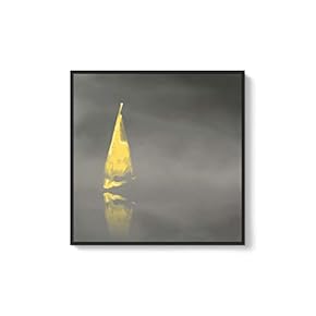 Framed Canvas Home Artwork Decoration Night Canvas Wall Art for Living Room, Bedroom - 16x16 inches