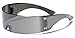 Futuristic Cyclops Robocop Shield Wrap Around Mirrored Sunglasses