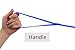 Hi Kiss Dog/Puppy Obedience Recall Training Agility Lead - 15ft 20ft 30ft 50ft 100ft Training Leash - Great for Training, Play, Camping, or Backyard Blue 50 Feet