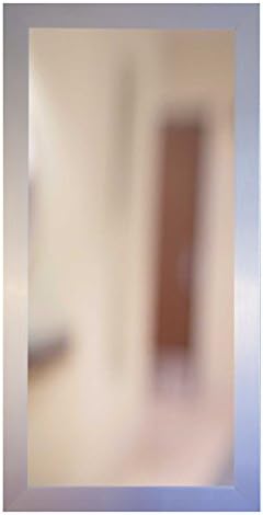 Meek Mirrors M1400TS Decorative Silver Wood Frame Mirror, 18X30