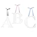 White Hanging Nursery Letter A
