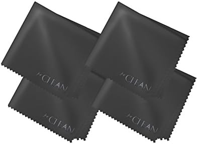 ForClean Microfiber Camera Lens Cleaning Cloths,Eyeglass Cloth,Cell Phone,Laptop,Tablet Computer Screen Cleaner,Wiper for Jewelry,and more Delicate Surfaces;Individually Packaged(4pack-Large)