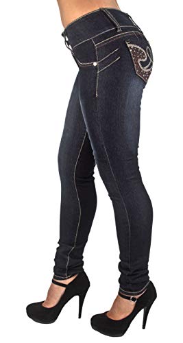 Colombian Design, Butt Lift, Levanta Cola, Skinny Jeans in Washed Black Size 13