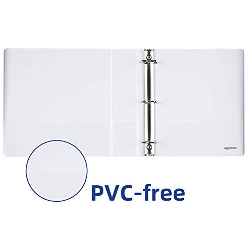 AmazonBasics Binder - 2 Inch D-Ring, White, 4-Pack - //medicalbooks.filipinodoctors.org