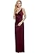 ANGVNS Women Strap Sleeveless Split Side Evening Dress Long Evening Gown