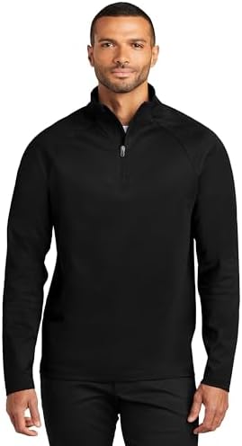 Amazon.com: Port Authority Men's Pinpoint Mesh Half-Zip Pullover
