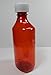 6 Pack Brand New Graduated Oval 8 Ounce RX Medicine/Liquor Bottles w/Caps