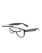 EmazingLights Flip Up Diffraction Prism Fireworks Rave Glasses (Black)
