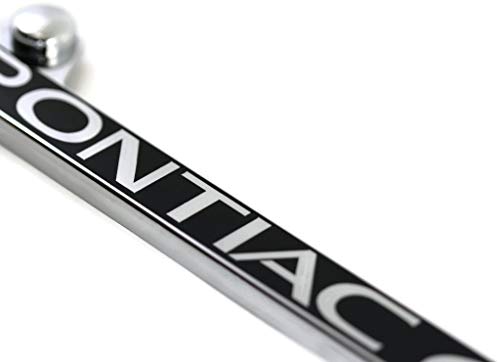 Pontiac G6 Slim ABS Plastic License Plate Tag Frame Mirror Chrome Cap (Certified Refurbished)