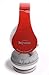 New Over-ear-- HiFi Stereo---With Mic-phone-- Bluetooth Headphones Headset with Retail Package--Red color--Best gift