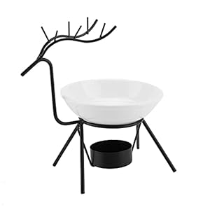 EVTSCAN Herten Vorm Ijzer Essentiële Olie Aroma Brander Kaarshouder Woondecoratie