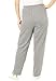 Roamans Women's Plus Size Petite Straight-Leg Soft Knit Pant Pull On Elastic Waist - 1X, Black