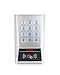 LONGWO BK2-EH Access Control Keypad Door Entry Device Gate Opener Keypad Rugged Metal Waterproof Housing Read HID and EM Card Wiegand Input/Output