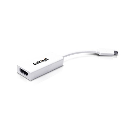CalDigit USB-C Video Adapter (Thunderbolt 3 Compatible) for Apple Macbook, 2016 Macbook Pro, Chromebook Pixel, Nokia Lumia 950/XL, Dell XPS, Razer Blade, USB 3.1 Type C (USB-C to HDMI 2.0)