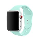 AdMaster Silicone Apple Watch Band and Replacement Sport iwatch Accessories Bands Series 3 2 1 Mint Green 38mm S/M