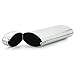 EZESO Glasses Case Spectacle Case Box Aluminum Lattice Nearsighted Eyeglass Case for Small Frame (Lattice Sliver)