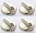 Edgewater Parts WB03T10295 4 Pack Gas Valve KnobS Compatible With GE Oven/Range 4 lot