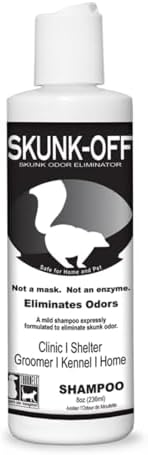 Skunk Off Pet Shampoo – Ready to Use Skunk Odor Remover for Dogs, Cats