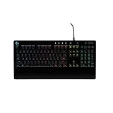 Logitech G213 Gaming Keyboard with Dedicated Media Controls, 16.8 Million Lighting Colors Backlit Keys, Spill-Resistant and Durable Design