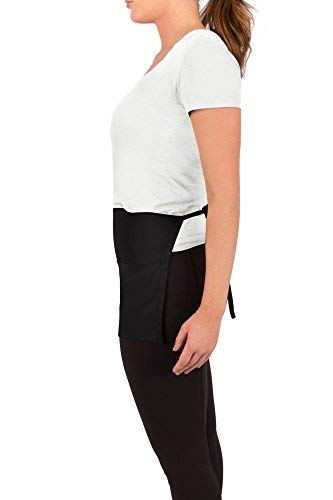 1 Black+Waist+Apron+11+inch