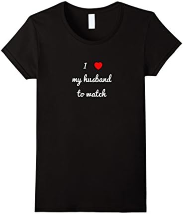 Women's Women's Swinger Shirt Husband Watch Red Heart XL Black
