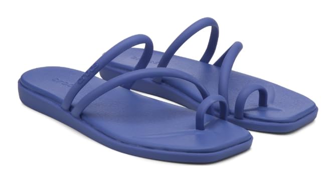 Crocs Women's Miami Toe Loop Sandal Sapphire 4 Medium Image