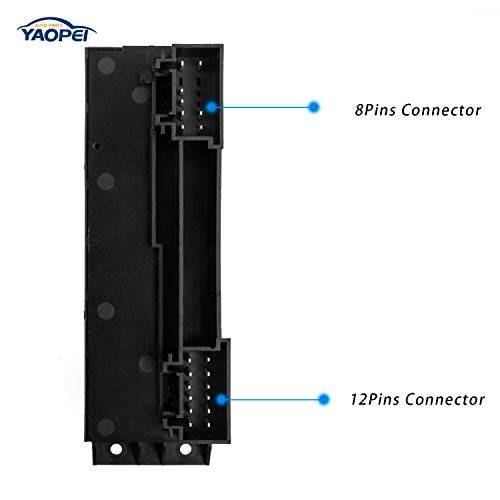 Drive Side Master Window Control Switch 15062650 19259961 for 2000 2001 2002 Chevy Silverado Avalanche Tahoe Suburban,2002 Cadillac Escalade,2000-2002 GMC Sierra Yukon XL Denali-1 Year Warranty