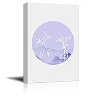 Canvas Wall Art Circular Pattern Landscape Canvas Prints Home Artwork Decoration for Living Room,Bedroom - 12x18 inches