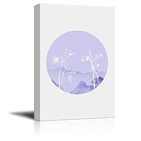 Circular Pattern Landscape Home Artwork for Living Room Bedroom