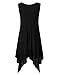 AMZ PLUS Plus Size Tunic Tops Women Solid Sleeveless Tunic for Leggings Plus Size Tops for Women Black 5XL