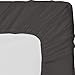 Utopia Bedding Microfiber Fitted Sheet (Queen, Dark Grey)