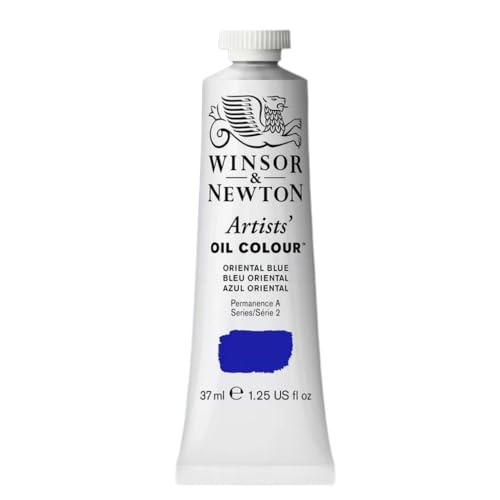 Winsor & Newton 1214414 Artists - Kunstenaars olieverf met de hoogst mogelijke pigmentatie, hoogste lichtechtheid - tube van 37ml, Oriental Blue