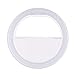Leadpo Selfie Light Ring 36 LED for iPhone Samsung, Motorola and Other Smart Phones, 3/4-Level Brightness LED Clip On for All Smartphones/ Tablets, Great for Applying Make Up (3-Level White)