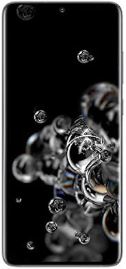 هاتف Samsung Galaxy S20 Ultra 5G مفتوح من المصنع إصدار أمريكي جديد للهاتف الخليوي يعمل بنظام Android ، سعة تخزين 128 جيجابايت ، بصمة الإصبع