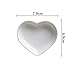 BigNoseDeer Super Cute heart shape Ceramic Sauce Dish,Mini Side Seasoning Dish,Condiment Dishes/Sushi Soy Dipping Bowl,Snack Serving Dishes,Love Porcelain Small Saucer Set(Set of 4) (3.38inch)
