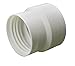 intulon 6-inch Counter-clockwise Thread to 5-inch Clockwise Thread Portable A/C Exhaust Hose Coupler/Adapter/Reducer 6CCW5CW