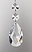 HIGHROCK Teardrop Suncatchers Crystal, Pack of 10