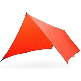 KAMMOK Kuhli: Ground-to-air, Weatherproof Protection in The Backcountry. (A high Performance shelter Equipped to Adapt to Varied environments), Ember Orange