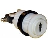 Player 1 START Pushbutton with Horizontal Microswitch for Arcade Games