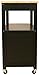 Catskill Craftsmen Kitchen Trolley, Black Base/Natural Top