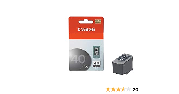 Amazon.com: Canon PG40 40 OEM cartucho de tinta: Negro rendimientos 500  páginas : Productos de Oficina