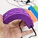 Accmor 4 Pack Sensory Chewing Necklace for ADHD, Teething, Autism, Biting, Oral Motor Chewy Stick/Tube Toy Jewelry for Boys, Girls, Adults, Toddlers(Purple, Pink)
