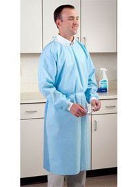 PT# -3370K-Y Y- Dual Fabric Cover Gowns LF Reg Yellow 10/Pk by, Valumax International