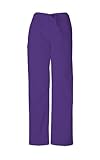 Scrubs - Authentic Cherokee Workwear Unisex Scrub Pant (Grape, S)