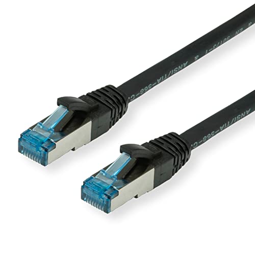 Value 21.99.1967 10 m FTP PatchCord Cat6a Ethernet Cable - Black