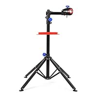 MVPower Pro Mechanic Bike Repair Stand Adjustable Height Bicycle Maintenance Rack Workstand With Tool Tray, Telescopic Arm Cycle